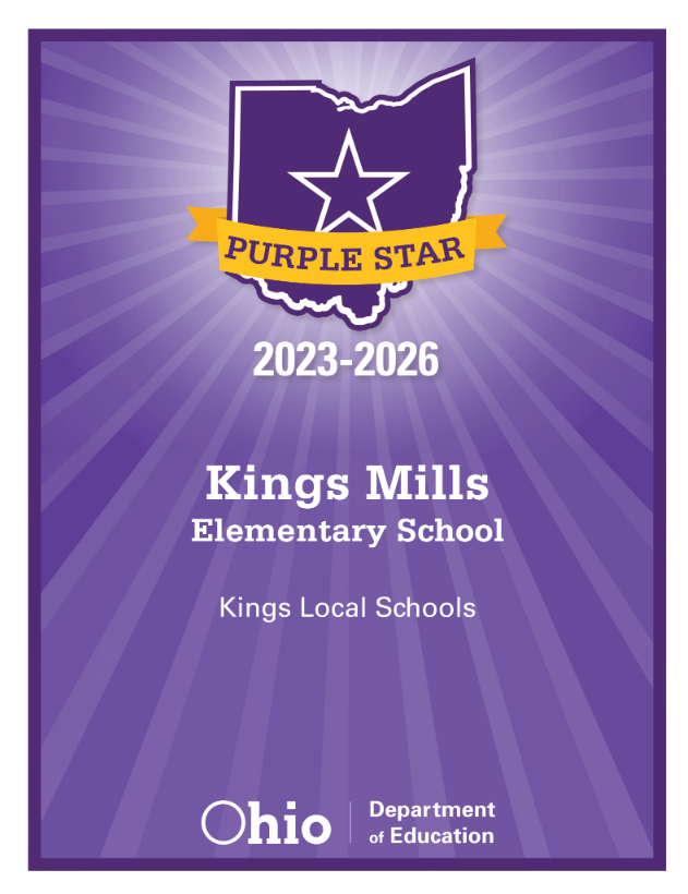 KME Recieves Ohio Purple Star Designation